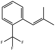 Benzene, 1-(2-methyl-1-propenyl)-2-(trifluoromethyl)- (9CI) Structural