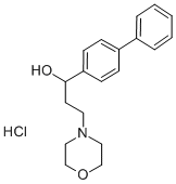 4-Morpholinepropanol, alpha-(4-biphenylyl)-, hydrochloride