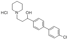 alpha-(4'-Chloro-4-biphenylyl)-1-piperidinepropanol hydrochloride