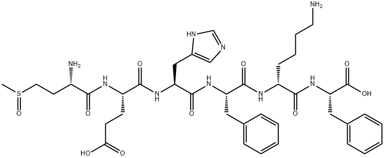 (MET(O)4,D-LYS8,PHE9)-ACTH (4-9) Structural