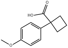 1-(4-METHOXYPHENYL)CYCLOBUTANECARBOXYLIC ACID Structural