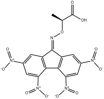 (+)-ALPHA-(2,4,5,7-TETRANITRO-9-FLUORENYLIDENEAMINOXY)PROPIONIC ACID