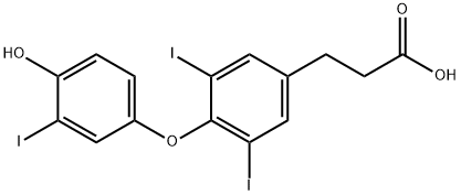 3,3',5-TRIIODOTHYROPROPIONIC ACID Structural