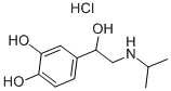 Isoprenaline hydrochloride  Structural Picture