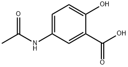 N-ACETYL-5-AMINOSALICYLIC ACID Structural