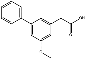 5-Methoxy-3-biphenylacetic acid Structural