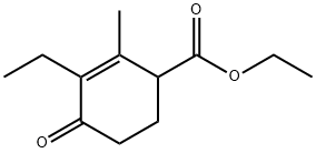 4-CARBETHOXY-2-ETHYL-3-METHYL-2-CYCLOHEXEN-1-ONE Structural