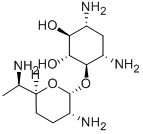 4-O-(2,6-Diamino-2,3,4,6,7-pentadeoxy-α-D-ribo-heptopyranosyl)-2-deoxy-D-streptamine