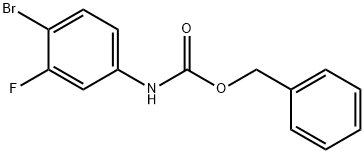 Benzyl (4-broMo-3-fluorophenyl)carbaMate Structural