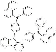 9-bis[4-(N-naphthalen-1-yl-N-phenylamino)-phenyl]-9H-fluorene Structural