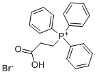 (2-CARBOXYETHYL)TRIPHENYLPHOSPHONIUM BROMIDE Structural