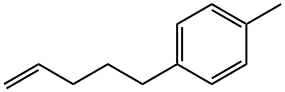 Benzene, 1-methyl-4-(4-pentenyl)- Structural
