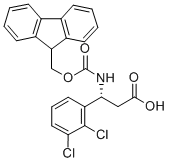 FMOC-(R)-3-AMINO-3-(2,3-DICHLORO-PHENYL)-PROPIONIC ACID Structural