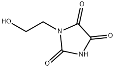 Imidazolidinetrione, (2-hydroxyethyl)- (9CI) Structural