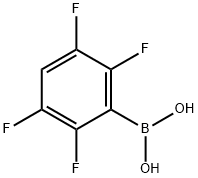 2,3,5,6-TETRAFLUOROBENZENEBORONIC ACID Structural