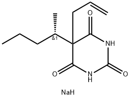 S(-)-Secobarbital sodium Structural