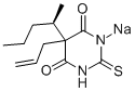 R(+)-Thioamylal sodium