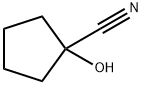 1-Hydroxycyclopentane carbonitrile Structural Picture
