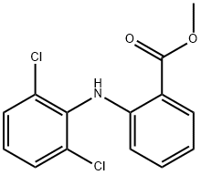 2-(2,6-DICHLORO-PHENYLAMINO)-BENZOIC ACID METHYL ESTER Structural