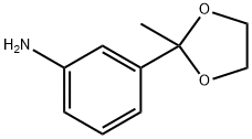 3-(2-METHYL-1,3-DIOXOLAN-2-YL)ANILINE Structural