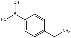 4-(AMINOMETHYL)BENZENEBORONIC ACID Structural