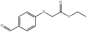 4-Formylphenoxyacetic acid ethyl ester Structural