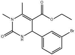 4-(3-BROMO-PHENYL)-1,6-DIMETHYL-2-OXO-1,2,3,4-TETRAHYDRO-PYRIMIDINE-5-CARBOXYLIC ACID ETHYL ESTER