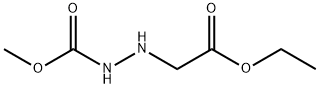 Hydrazinecarboxylic  acid,  2-(2-ethoxy-2-oxoethyl)-,  methyl  ester Structural