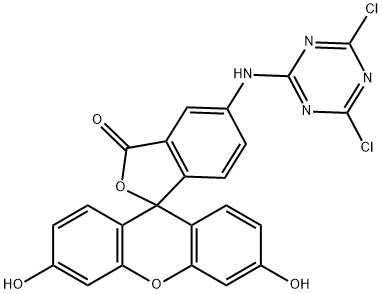 5-(4,6-DICHLORO-S-TRIAZIN-2-YLAMINO)FLUORESCEIN-HYDROCHLORIDE Structural