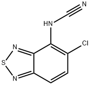 (5-Chloro-2,1,3-benzothiadiazol-4-yl)-cyanaMide Structural