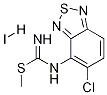 (5-Chloro-2,1,3-benzothiadiazol-4-yl)-carbaMiMidothioic Acid Methyl Ester Monohydriodide Structural