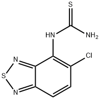 N-(5-Chloro-2,1,3-benzothiadiazol-4-yl)thiourea Structural