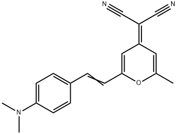 4-(DICYANOMETHYLENE)-2-METHYL-6-(4-DIMETHYLAMINOSTYRYL)-4H-PYRAN Structural