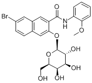 NAPHTHOL AS-BI BETA-D-GALACTOPYRANOSIDE Structural