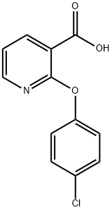 2-(4-CHLOROPHENOXY)NICOTINIC ACID Structural