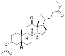 12-KETOLITHOCHOLIC ACID ACETATE, METHYL ESTER Structural