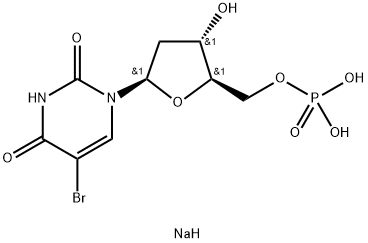 5-Bromo-2'-deoxy-5'-uridylic acid disodium salt Structural