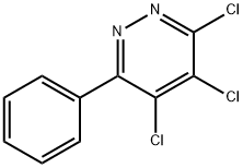 3,4,5-TRICHLORO-6-PHENYLPYRIDAZINE Structural