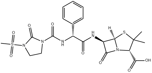 Mezlocillin Structural