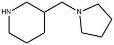 3-PYRROLIDIN-1-YLMETHYL-PIPERIDINE Structural