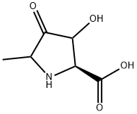 Proline, 3-hydroxy-5-methyl-4-oxo- (9CI) Structural
