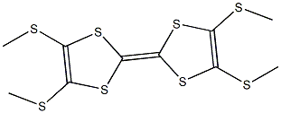 TETRAKIS(METHYLTHIO)TETRATHIAFULVALENE Structural