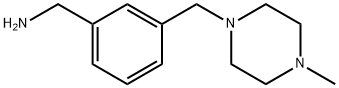 (3-((4-Methylpiperazin-1-yl)Methyl)phenyl)MethanaMine Structural