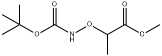 Propanoic acid, 2-[[[(1,1-dimethylethoxy)carbonyl]amino]oxy]-, methyl ester Structural