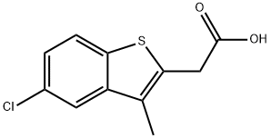 2-(5-CHLORO-3-METHYLBENZO[B]THIOPHEN-2-YL)ACETIC ACID Structural