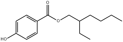 2-Ethylhexyl 4-hydroxybenzoate Structural