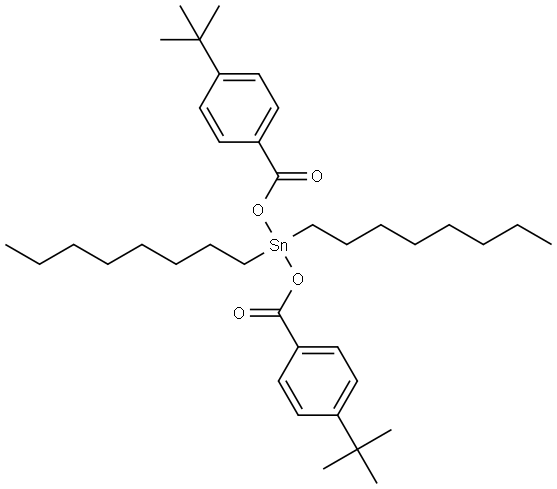 Dibenzyl tin dilaurate Structural