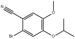 2-BROMO-4-ISOPROPOXY-5-METHOXY-BENZONITRILE