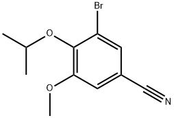 3-Bromo-4-isopropoxy-5-methoxybenzonitrile