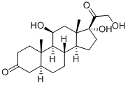 11-BETA,17-ALPHA,21-TRIHYDROXY-5-ALPHA-PREGNANE-3,20-DIONE Structural